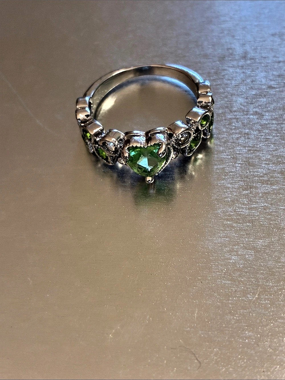 Green Gemstone Ring